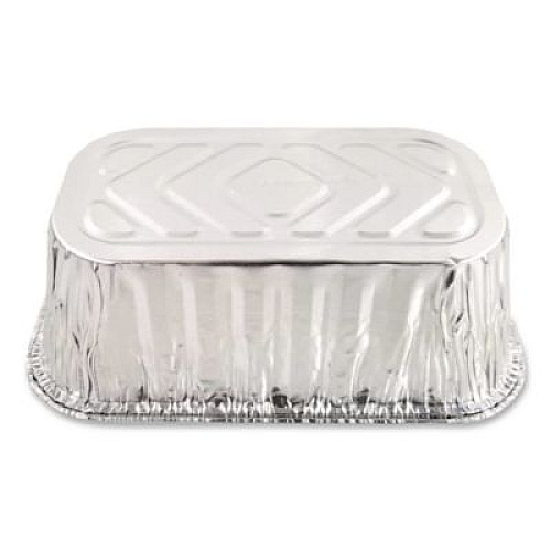HFA Aluminum Baking Pan, #1 Loaf, 1 lb Capacity, 5.72 x 3.31 x 2.03, 200/Carton (31730)