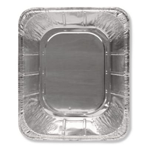 HFA Aluminum Steam Table Pans, Half-Size Extra Deep, 4.19" Deep, 10.31 x 12.69, 100/Carton (201450)