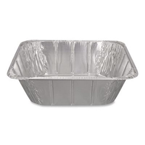 HFA Aluminum Steam Table Pans, Half-Size Extra Deep, 4.19" Deep, 10.31 x 12.69, 100/Carton (201450)