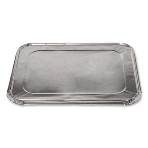 HFA Steam Pan Foil Lids, Fits Full-Size Pan, 45 Gauge, 12 x 20.81, 50/Carton (205045)