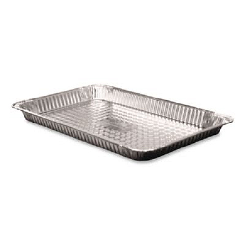 HFA Aluminum Steam Table Pans, Full-Size Shallow, 1.63" Deep, 12.19 x 20.75, 50/Carton (402170)