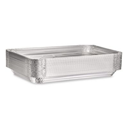 HFA Aluminum Steam Table Pans, Full-Size Shallow, 1.63" Deep, 12.19 x 20.75, 50/Carton (402170)