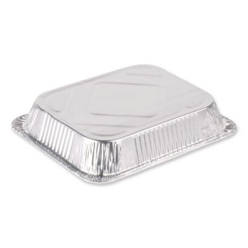 HFA Aluminum Steam Table Pans, Half-Size Medium, 2.19" Deep, 10.38 x 12.75, 100/Carton (402540)