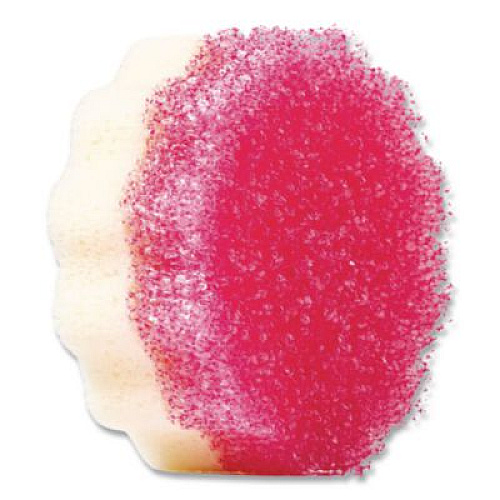 The Pink Stuff Sqeezy Dual-Sided Sponge and Scrubber, 4" x 5.3", 3.8" Thick, Pink/Ivory (823773)