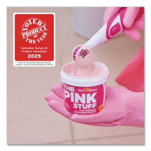 The Pink Stuff Miracle Cleaning Paste, Fruity Scent, 17.6 oz Jar (823781)