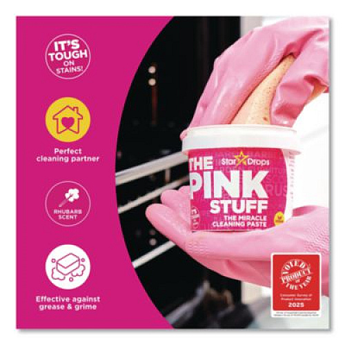 The Pink Stuff Miracle Cleaning Paste, Fruity Scent, 17.6 oz Jar (823781)