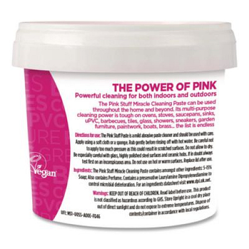 The Pink Stuff Miracle Cleaning Paste, Fruity Scent, 17.6 oz Jar (823781)