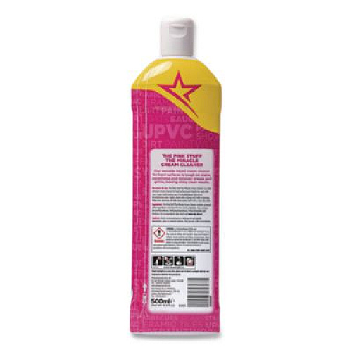 The Pink Stuff Miracle Cream Cleaner, Fruity Scent, 16.9 oz Bottle, 6/Carton (823784CT)