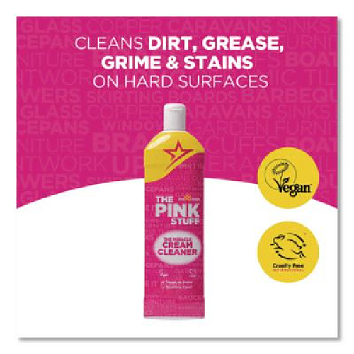 The Pink Stuff Miracle Cream Cleaner, Fruity Scent, 16.9 oz Bottle, 6/Carton (823784CT)