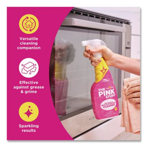 The Pink Stuff Miracle Multi-Purpose Cleaner, Fruity Scent, 25.4 oz Trigger Spray Bottle (823788)
