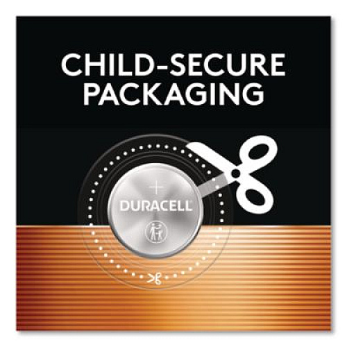 Duracell Lithium Coin Batteries With Bitterant, 2032, 2/Pack (DL2032B2PK)