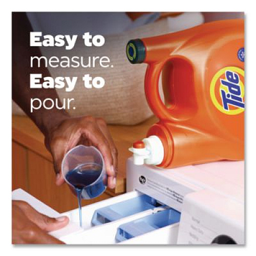 Tide HE Liquid Laundry Detergent, Original Scent, 100 Loads, 125 oz Pour Bottle, 4/Carton (12101)