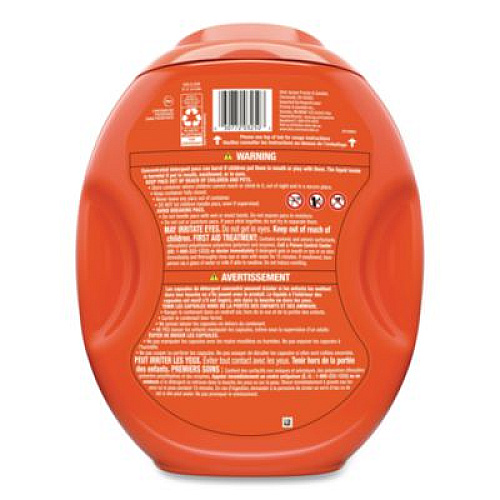 Tide Pods, HE Compatible, Spring Meadow, 85 oz, 112 Pods/Tub, 4 Tubs/Carton (03250)