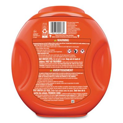 Tide PODS Laundry Detergent, HE Compatible, Spring Meadow, 57 oz Tub, 76 Pacs/Tub, 4 Tubs/Carton (09166CT)