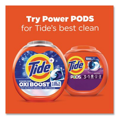 Tide PODS Laundry Detergent, HE Compatible, Spring Meadow, 57 oz Tub, 76 Pacs/Tub, 4 Tubs/Carton (09166CT)