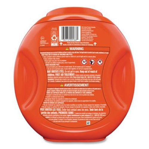 Tide PODS Laundry Detergent, HE Compatible, Spring Meadow, 57 oz Tub, 76 Pacs/Tub (09166EA)