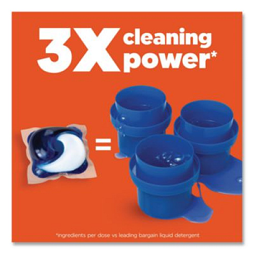 Tide PODS Laundry Detergent, HE Compatible, Spring Meadow, 57 oz Tub, 76 Pacs/Tub (09166EA)