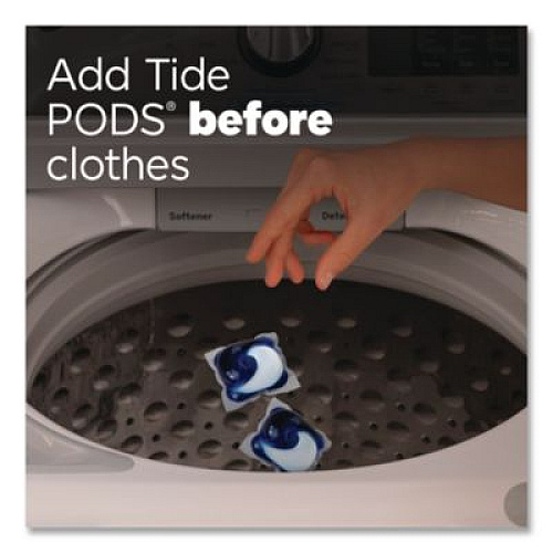 Tide PODS Laundry Detergent, HE Compatible, Spring Meadow, 57 oz Tub, 76 Pacs/Tub (09166EA)