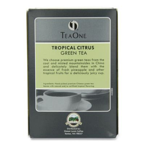 Tea One Tea Pods, Tropical Citrus Green, 14/Box (20700)