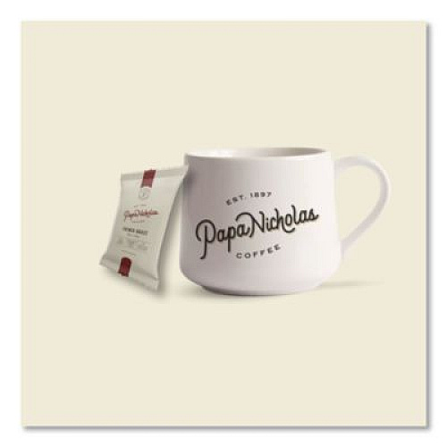 PapaNicholas Coffee Premium Coffee, French Roast, 18/Carton (25183)