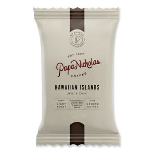 PapaNicholas Coffee Premium Coffee, Hawaiian Islands Blend, 18/Carton (25181)