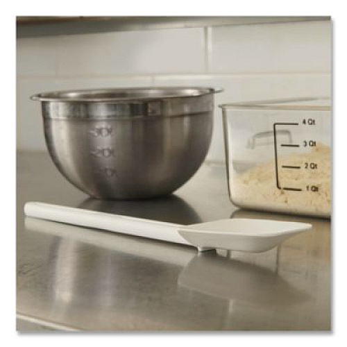 Rubbermaid Commercial SpaceSaver Square Containers, 4 qt, 8.8 x 8.75 x 4.75, Clear, Plastic (6304CLE)