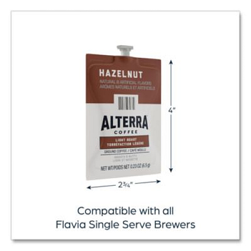 FLAVIA Alterra Hazelnut Coffee Freshpack, 40/Carton (48722)