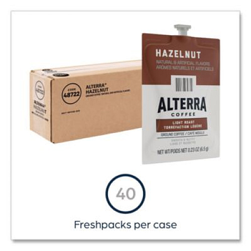 FLAVIA Alterra Hazelnut Coffee Freshpack, 40/Carton (48722)