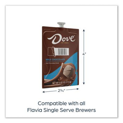 FLAVIA Hot Chocolate Freshpack, Milk Chocolate, 36/Carton (48720)