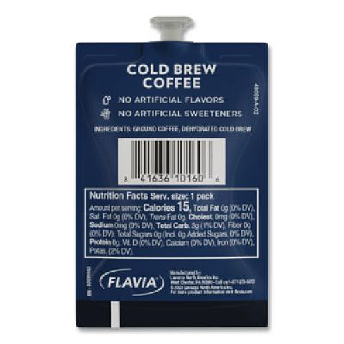 FLAVIA Cold Brew Coffee Freshpack, 80/Carton (48059)