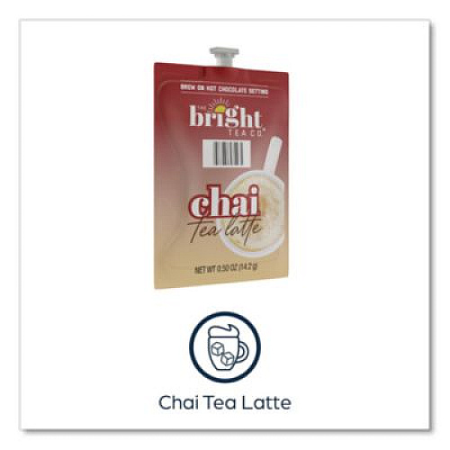 FLAVIA The Bright Tea Co. Chai Tea Latte Freshpack, 72/Carton (48055)