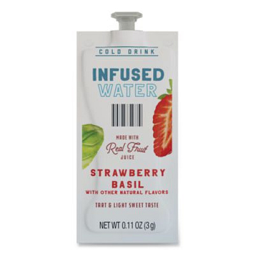 FLAVIA Strawberry Basil Infused Water Freshpack, 100/Carton (48053)