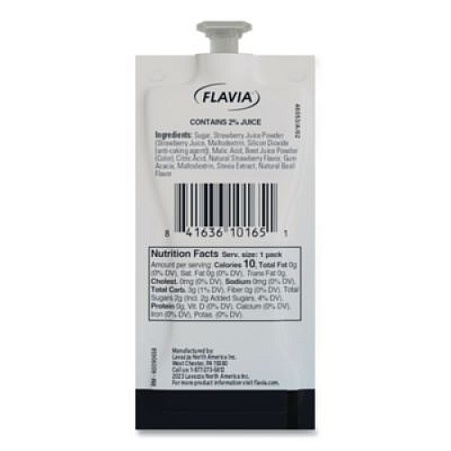 FLAVIA Strawberry Basil Infused Water Freshpack, 100/Carton (48053)
