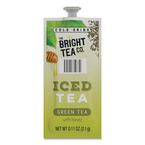 FLAVIA The Bright Tea Co. Iced Green Tea with Honey Freshpack, 100/Carton (48049)