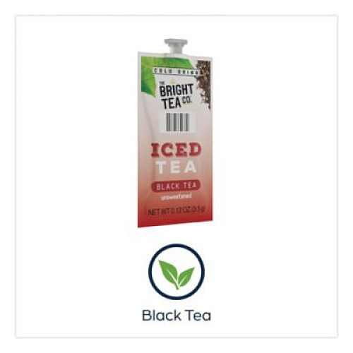 FLAVIA The Bright Tea Co. Unsweetened Iced Black Tea Freshpack, 100/Carton (48047)