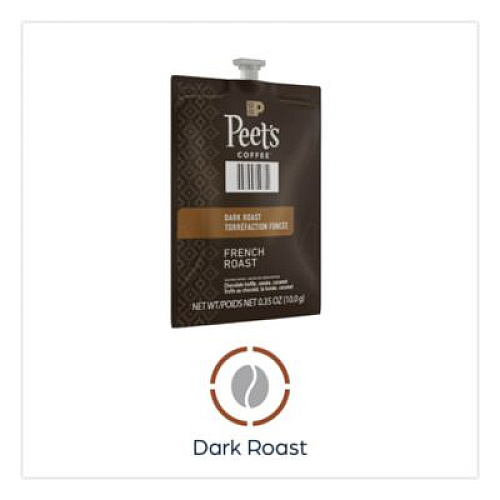 FLAVIA Peet's French Roast Coffee Freshpack, 76/Carton (48036)