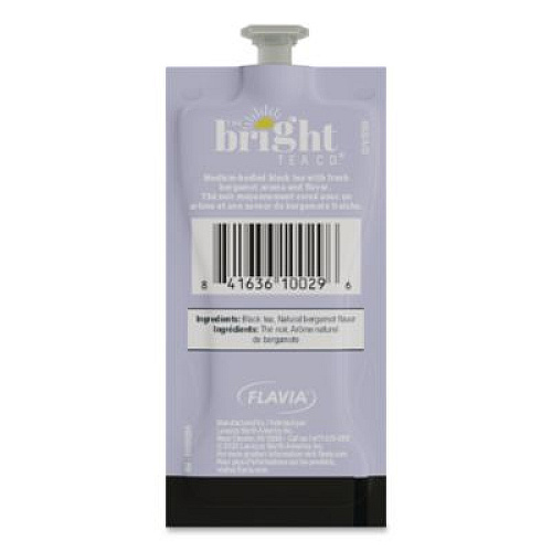 FLAVIA The Bright Tea Co. Earl Grey Black Tea Freshpack, 100/Carton (48026)