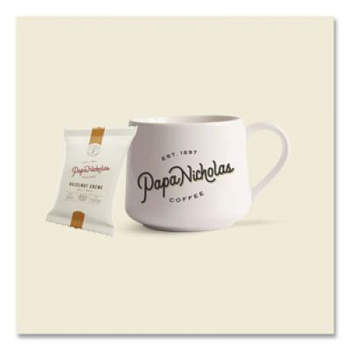 PapaNicholas Coffee Premium Coffee, Hazelnut Creme, 18/Carton (25187)