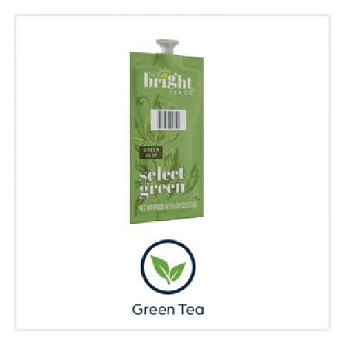 FLAVIA The Bright Tea Co. Select Green Tea Freshpack, 100/Carton (48028)