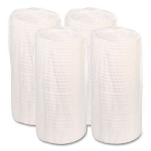 Pactiv Evergreen Cake Circle, 9" Diameter x 1" h, White, Foam, 125/Pack, 4 Packs/Carton (60900000)