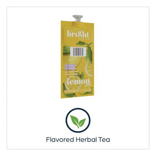 FLAVIA The Bright Tea Co. Lemon Herbal Tea Freshpack, 100/Carton (48022)