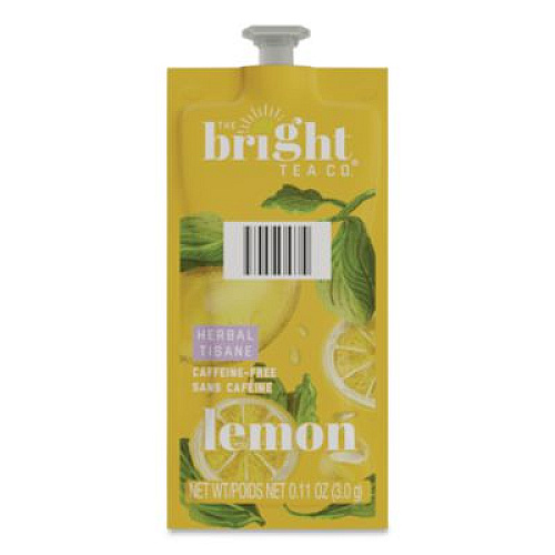 FLAVIA The Bright Tea Co. Lemon Herbal Tea Freshpack, 100/Carton (48022)