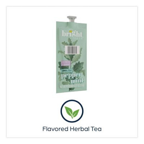FLAVIA The Bright Tea Co. Peppermint Herbal Tea Freshpack, 100/Carton (48025)