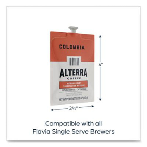 FLAVIA Alterra Columbia Coffee Freshpack, 100/Carton (48006)