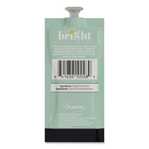 FLAVIA The Bright Tea Co. Peppermint Herbal Tea Freshpack, 100/Carton (48025)