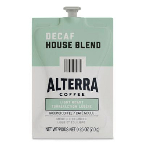 FLAVIA Alterra Decaf House Blend Coffee Freshpack, 100/Carton (48013)