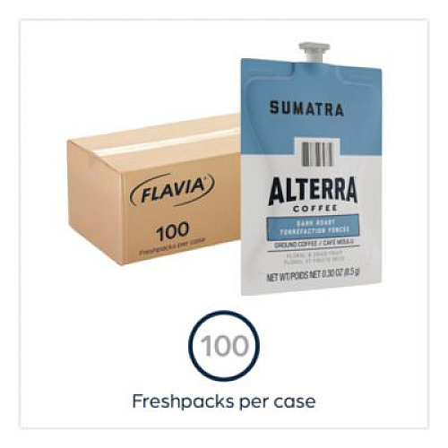 FLAVIA Alterra Sumatra Coffee Freshpack, 100/Carton (48017)