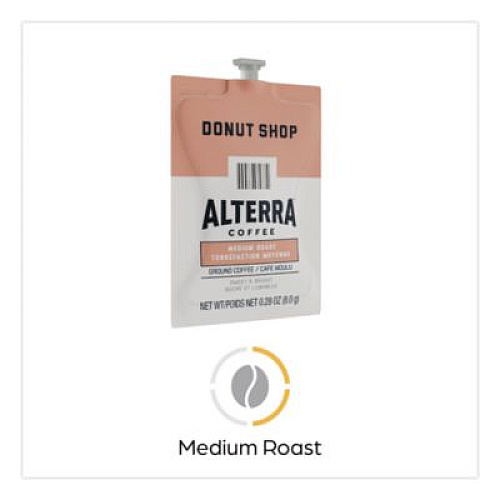 FLAVIA Alterra Donut Shop Coffee Freshpack, 100/Carton (48019)