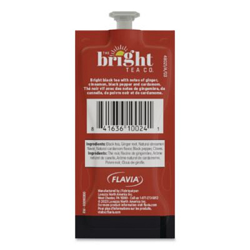 FLAVIA The Bright Tea Co. Chai Spice Black Tea Freshpack, 100/Carton (48021)