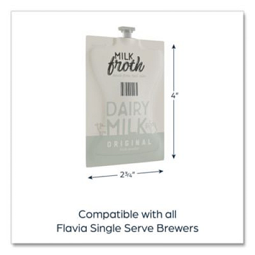 FLAVIA Dairy Milk Froth Powder Freshpack, 0.46 oz Pouch, 72/Carton (48002)
